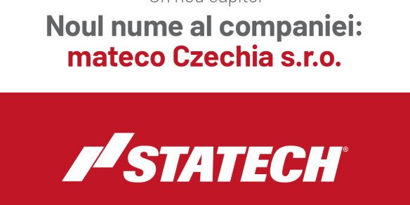Ne schimbăm numele: STATECH s.r.o. devine mateco Czechia s.r.o.